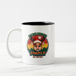 Little Mister Jingle All The Way  Two-Tone Coffee Mug
