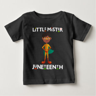 Little Mister Juneteenth Baby T-Shirt