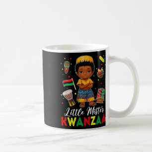 Little Mister Kwanzaa Kinara Candle African Americ Coffee Mug
