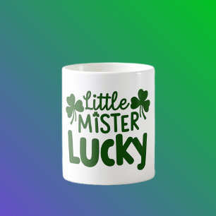 Little Mister Lucky - Cute Shamrocks Coffee Mug