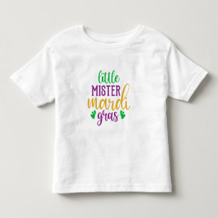 Little Mister Mardi Gras Toddler T-Shirt