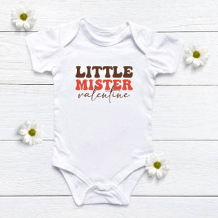 Little Mister Valentine Baby Bodysuit