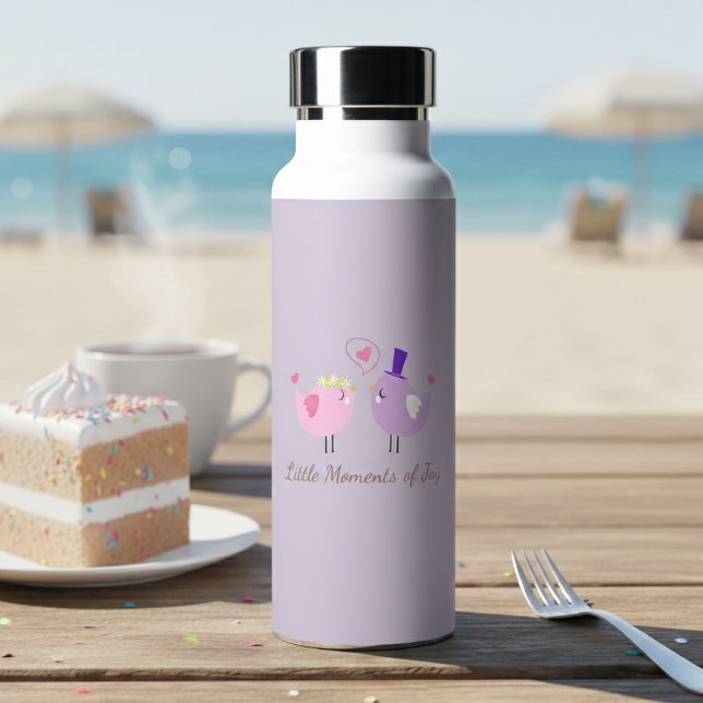 Little Moments of Joy Insulated Water Bottle  (Creator Uploaded)