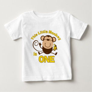 Little Monkey 1st Birthday Boy Infant T-shirt