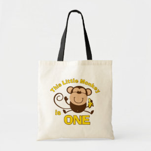 Little Monkey 1st Birthday Boy Tote Bag