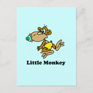 Little Monkey baby t-shirt Postcard