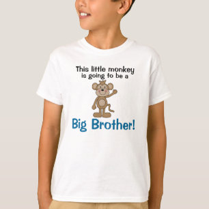 Little Monkey Big Brother T-Shirt