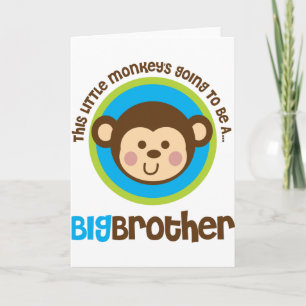 Little Monkey Going To Be A Big Brother Announcement