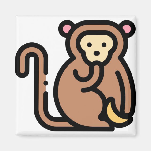 Little Monkey Magnet (Front)