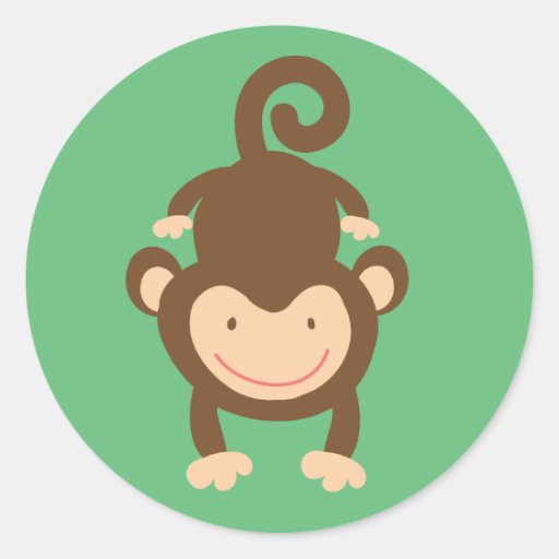 Image of Little Monkey Stickers