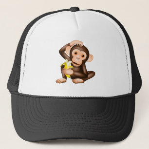 Little monkey trucker hat