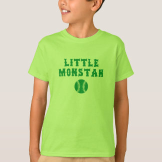 Little Monstah Green Kids Shirt