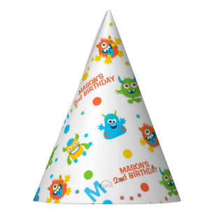 Little Monster 2nd birthday Party Hat