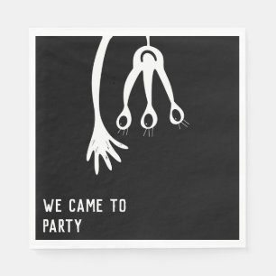 Little Monster Alien Birthday  Napkin