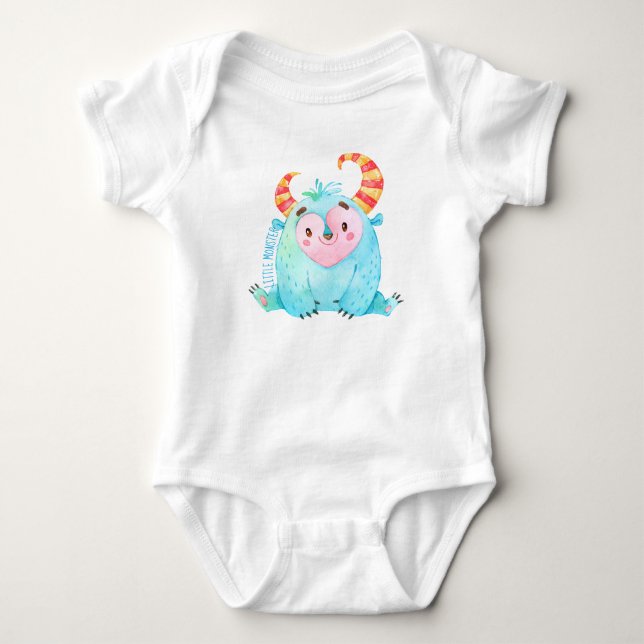 Little Monster Baby Bodysuit (Front)