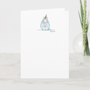 LITTLE MONSTER birthday Card