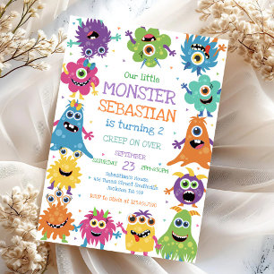 Little Monster Birthday Invitation