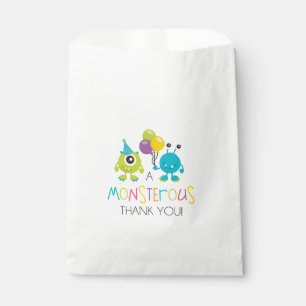 Little Monster Birthday Party Favour Bags