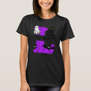 Little Monster Black Cat Halloween T-Shirt
