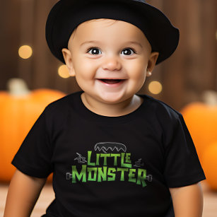Little Monster Halloween Family Matching Funny  Baby T-Shirt