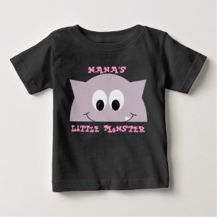 Little Monster In Lilac Baby T-Shirt