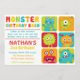 Little Monster Invitation / Little Monster Invite