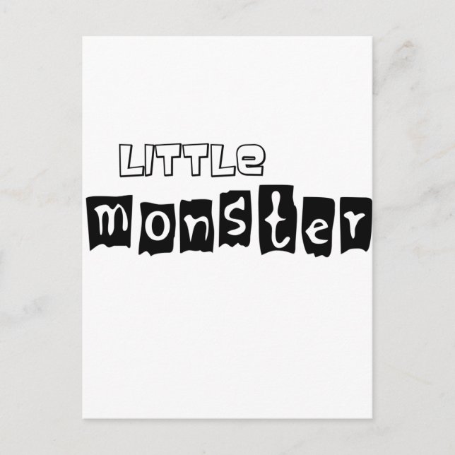 Little Monster Postcard (Front)