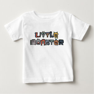 Little Monster -Text Doodles (Pastel) Baby T-Shirt