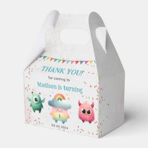 Little Monster Themed Birthday Party Favour Box