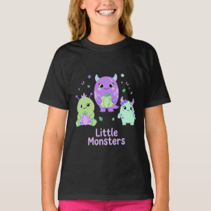 Little Monsters Pastel Cute Halloween Kids Toddler T-Shirt