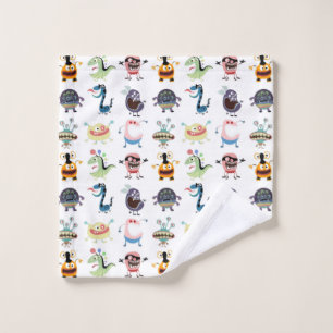 Little Monsters Wash Cloth