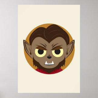 Little Monsters Wolfman Poster