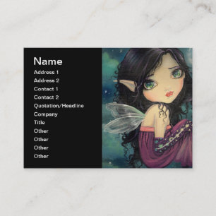 Little Moon Big-Eye Fairy Fantasy Art Business Card