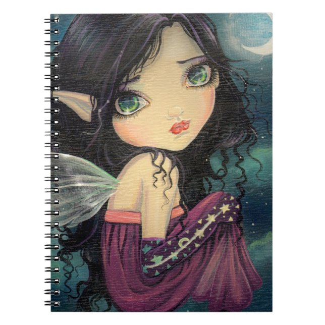 Little Moon Gothic Big-Eye Fairy Art Notebook (Front)