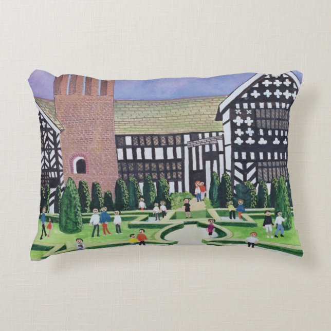 Little Moreton Hall 1995 Decorative Cushion (Front)