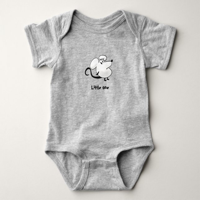 Little mouse baby bodysuit (Front)