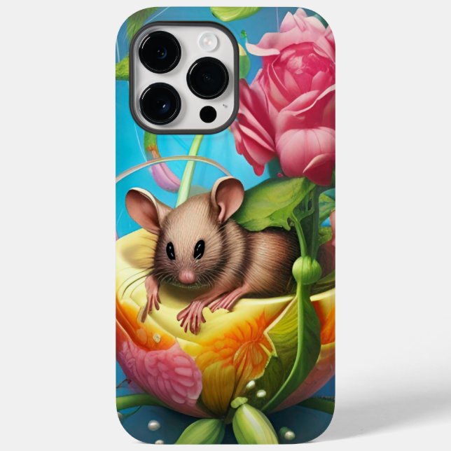 Little Mouse in Cup Art Cute  Case-Mate iPhone Case (Back)