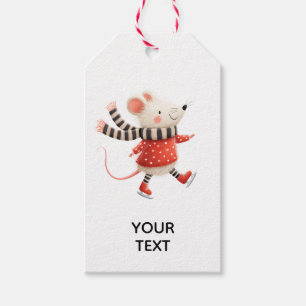 Little Mouse on Ice Gift Tag