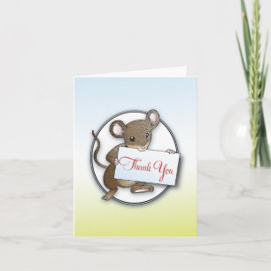 Little Mouse Thank You Card