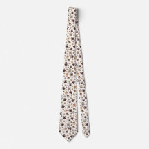 Little Muddy Paw Prints Tie