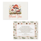 Little Mushroom Baby Shower Thank You