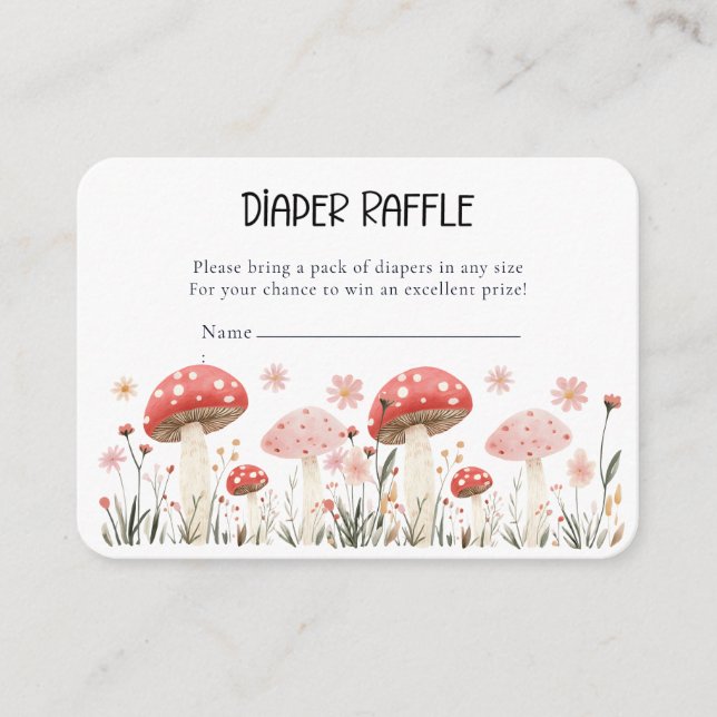 Little Mushroom Wildflower Baby Shower Enclosure  (Front)