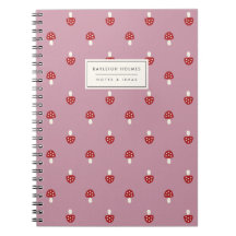Little Mushrooms (Pink) Notebook