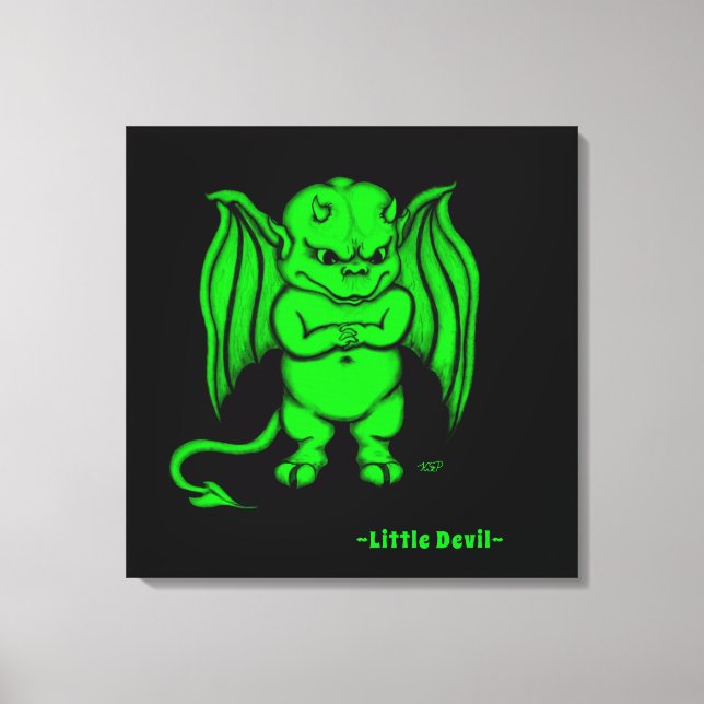 Little nasty Devil Canvas Print (Front)