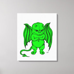Little nasty Devil Canvas Print