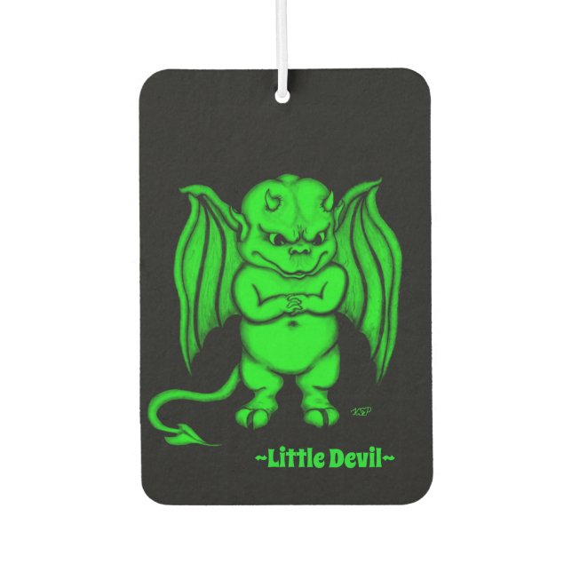 Little nasty Devil Car Air Freshener (Front)