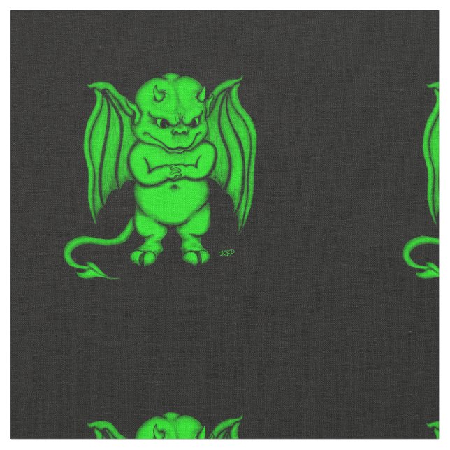 Little nasty Devil Fabric (Close Up)