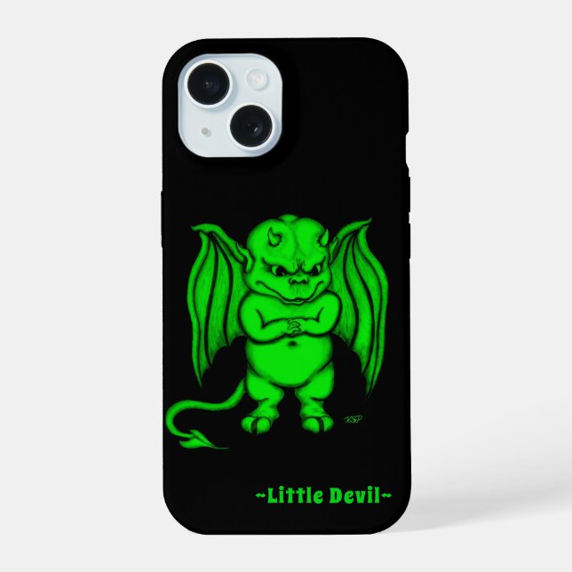 Little nasty Devil iPhone 15 Case (Back)