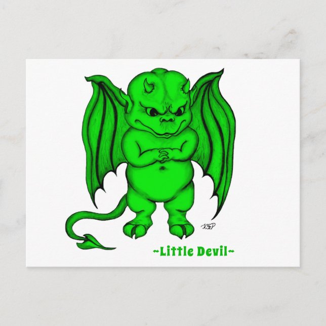 Little nasty Devil Postcard (Front)