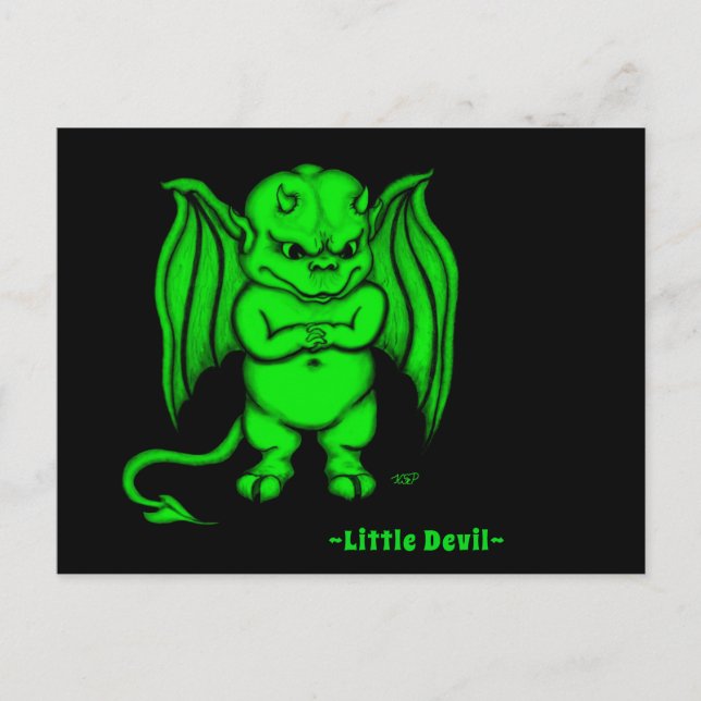 Little nasty Devil Postcard (Front)